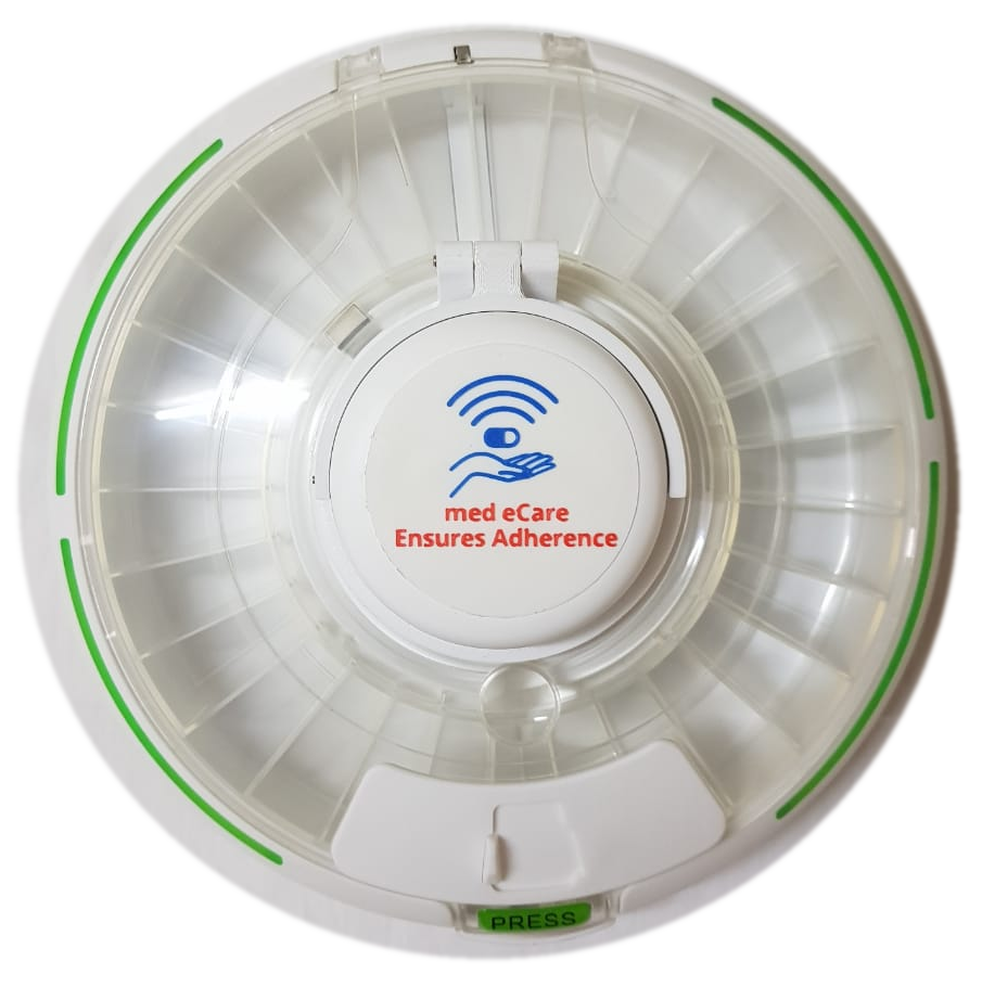 Original first-version Med-eAid cellular pillbox